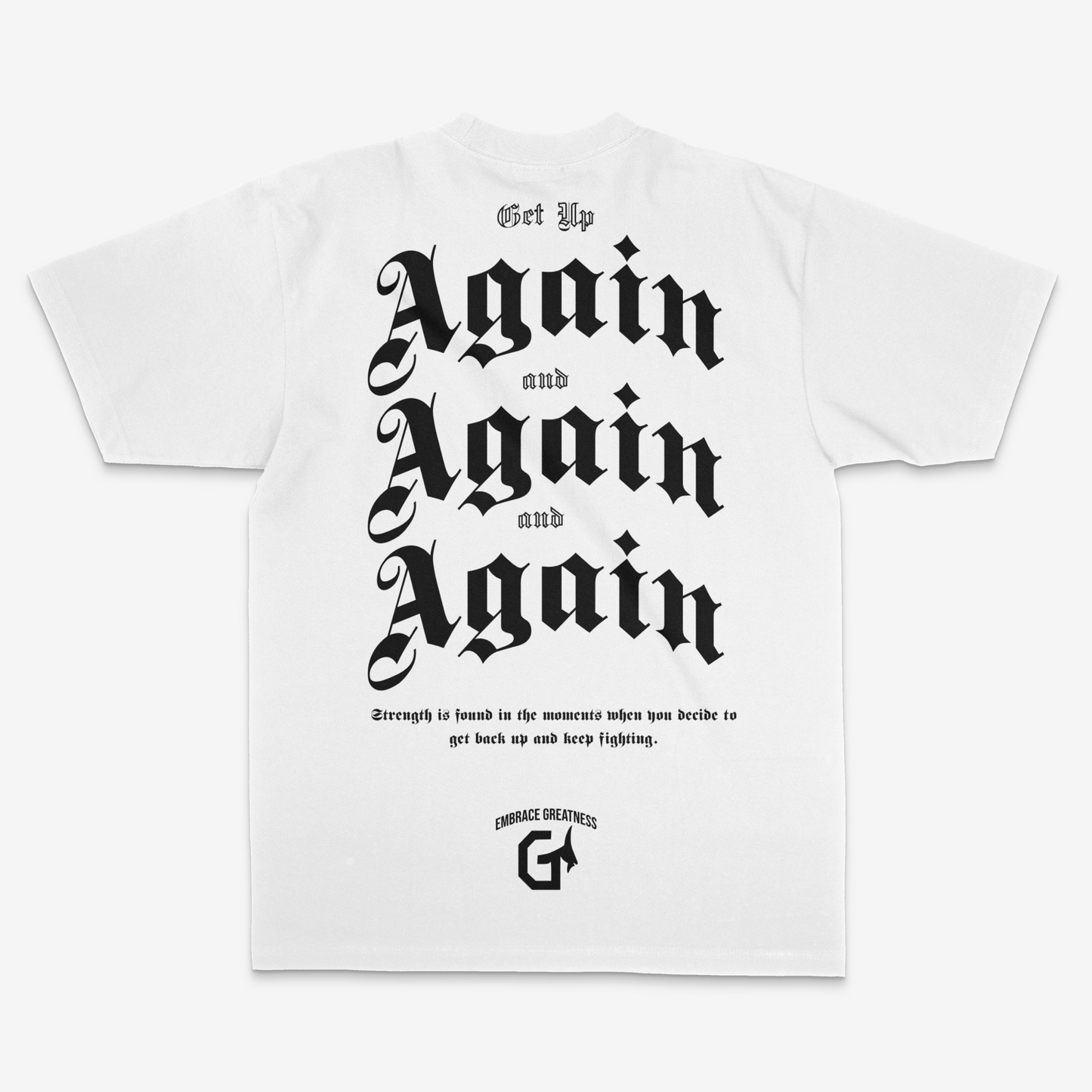AGAIN & AGAIN Heavyweight Tee
