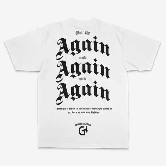 AGAIN & AGAIN Heavyweight Tee